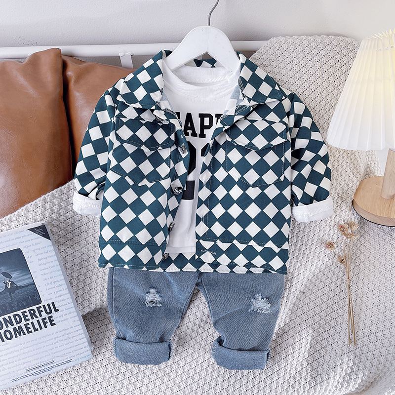 [🛒🇻🇳]ST521 – Set Quần Jean, Áo và Áo Khoác Caro Phong Cách – Màu Xanh – Tohoo , SKU – ST521 – moby.com.vn 🇻🇳🛒Top1Shop🛒 🇻🇳Top1Vietnam🇻🇳 🛍🛒🇻🇳