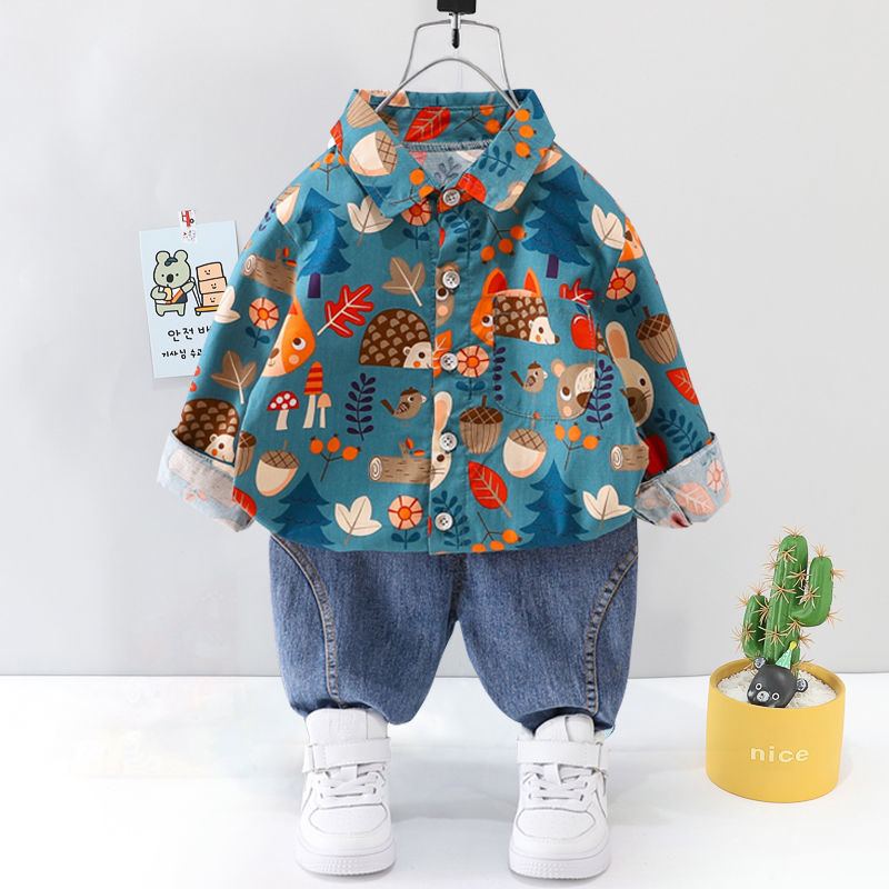 [🛒🇻🇳]ST528 – Set Quần Jean Và Áo Sơ Mi Dài Tay Cho Bé Hoạ Tiết – Màu Xanh – Tohoo , SKU – ST528 – moby.com.vn 🇻🇳🛒Top1Shop🛒 🇻🇳Top1Vietnam🇻🇳 🛍🛒🇻🇳