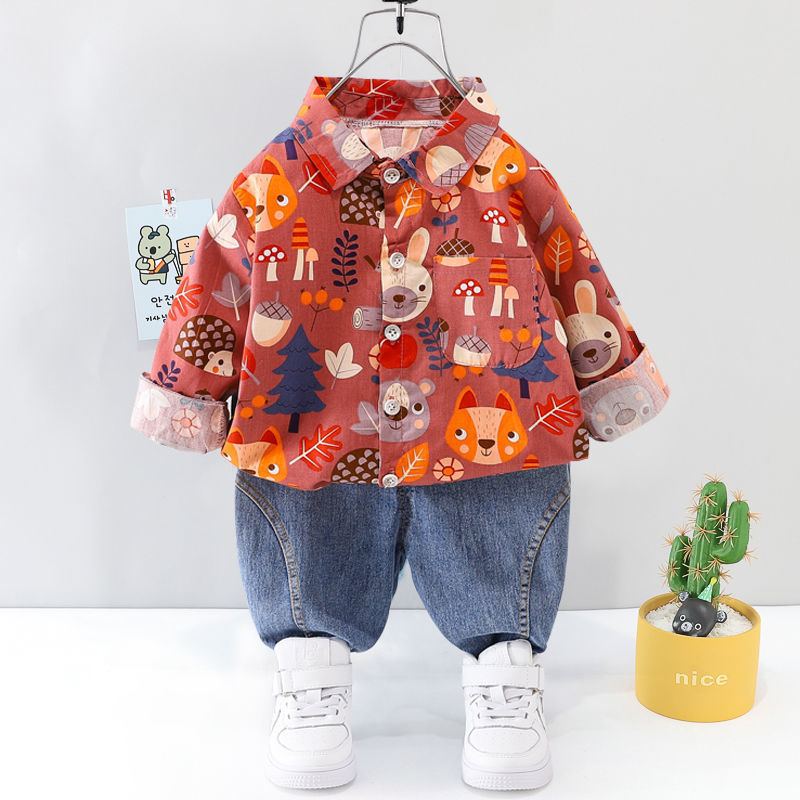 [🛒🇻🇳]ST545 – Set Quần Jean Và Áo Sơ Mi Dài Tay Cho Bé Hoạ Tiết – Màu Đỏ – Tohoo , SKU – ST545 – moby.com.vn 🇻🇳🛒Top1Shop🛒 🇻🇳Top1Vietnam🇻🇳 🛍🛒🇻🇳