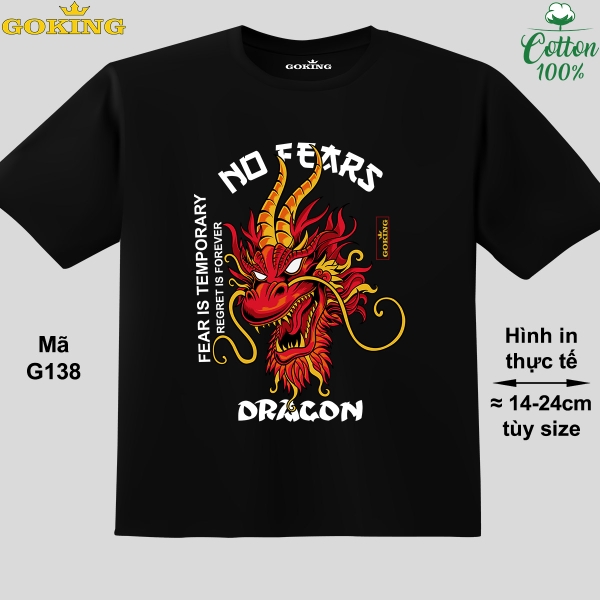 [🛒🇻🇳]NO FEARS DRAGON, mã G138. Áo thun trẻ em in hình rồng cho bé trai. Áo phông thoát nhiệt GOKING hàng hiệu cao cấp – GOKING.VN , SKU – Đang cập nhật – goking.vn 🇻🇳🛒Top1Shop🛒 🇻🇳Top1Vietnam🇻🇳 🛍🛒🇻🇳