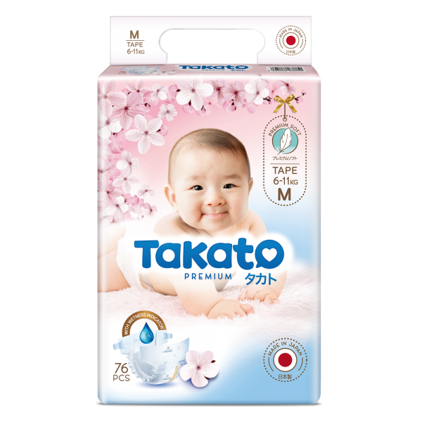 [🛒🇻🇳]Tã dán Nhật Bản Takato siêu mềm mại (M, 76 miếng) – Takato , SKU – 6767000000002 – concung.com 🇻🇳🛒Top1Shop🛒 🇻🇳Top1Vietnam🇻🇳 🛍🛒🇻🇳