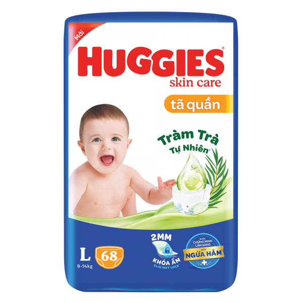 [🛒🇻🇳]Tã quần Huggies Skincare gói cực đại (L, 9-14kg, 68 miếng) – Huggies Skincare , SKU – 2265000000022 – concung.com 🇻🇳🛒Top1Shop🛒 🇻🇳Top1Vietnam🇻🇳 🛍🛒🇻🇳