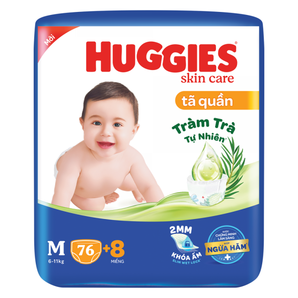[🛒🇻🇳]Tã quần Huggies Skincare gói cực đại (M, 6-11kg, 76 miếng) – Huggies Skincare , SKU – 2265000000023 – concung.com 🇻🇳🛒Top1Shop🛒 🇻🇳Top1Vietnam🇻🇳 🛍🛒🇻🇳