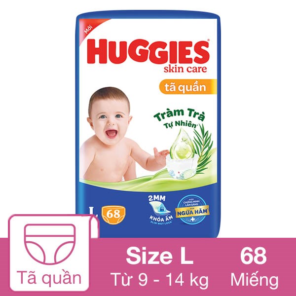 [🛒🇻🇳]Tã quần Huggies Skincare size L 68 miếng (9 – 14 kg) – Giao bao bì ngẫu nhiên – Huggies , SKU – 78694 – avakids.com 🇻🇳🛒Top1Shop🛒 🇻🇳Top1Vietnam🇻🇳 🛍🛒🇻🇳