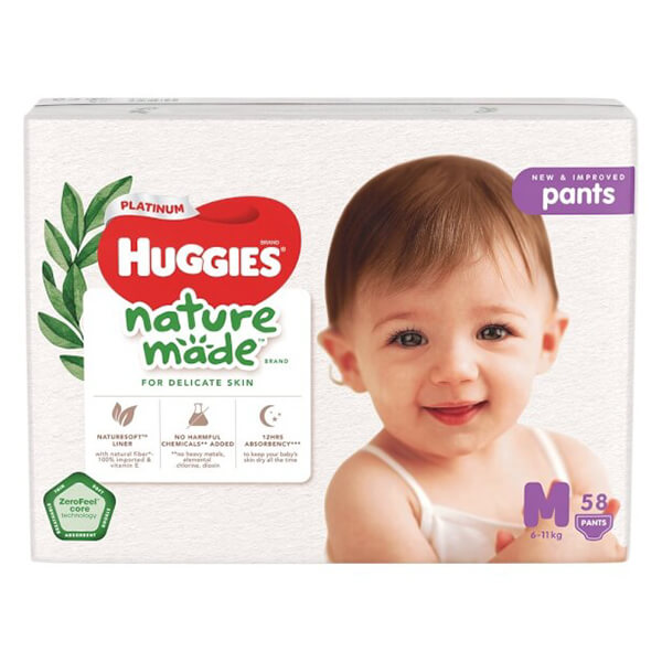 [🛒🇻🇳]Bỉm tã quần Huggies Platinum Nature Made M size 58 miếng (6-11kg) – Huggies Platinum Nature Made , SKU – 2261000000002 – concung.com 🇻🇳🛒Top1Shop🛒 🇻🇳Top1Vietnam🇻🇳 🛍🛒🇻🇳