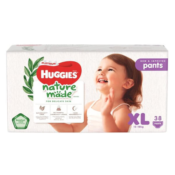 [🛒🇻🇳]Bỉm tã quần Huggies Platinum Nature Made size XL 38 miếng (12-18kg) – Huggies Platinum Nature Made , SKU – 2261000000004 – concung.com 🇻🇳🛒Top1Shop🛒 🇻🇳Top1Vietnam🇻🇳 🛍🛒🇻🇳