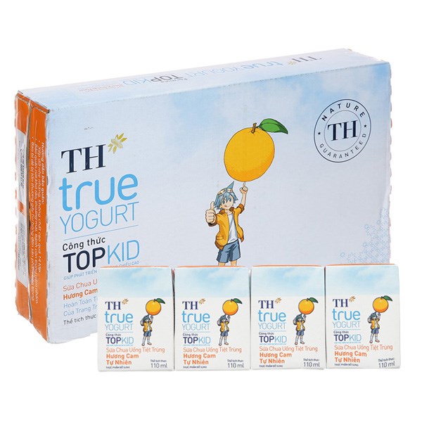 [🛒🇻🇳]Thùng 48 hộp sữa chua uống tiệt trùng TH true YOGURT Top Kid vị cam 110 ml (từ 1 tuổi) – TH true MILK , SKU – 87036 – avakids.com 🇻🇳🛒Top1Shop🛒 🇻🇳Top1Vietnam🇻🇳 🛍🛒🇻🇳
