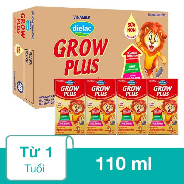 [🛒🇻🇳]Thùng 48 hộp sữa non pha sẵn Dielac Grow Plus 110 ml (từ 1 tuổi) – Dielac , SKU – 258253 – avakids.com 🇻🇳🛒Top1Shop🛒 🇻🇳Top1Vietnam🇻🇳 🛍🛒🇻🇳