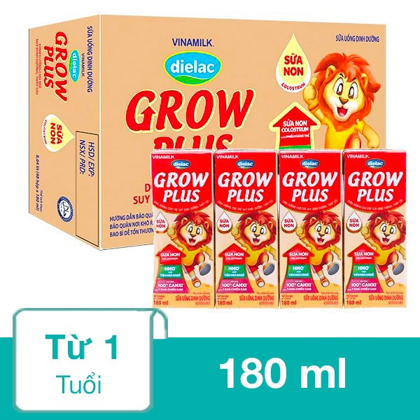 [🛒🇻🇳]Thùng 48 hộp sữa non pha sẵn Dielac Grow Plus 180 ml (từ 1 tuổi) – Dielac , SKU – 252602 – avakids.com 🇻🇳🛒Top1Shop🛒 🇻🇳Top1Vietnam🇻🇳 🛍🛒🇻🇳
