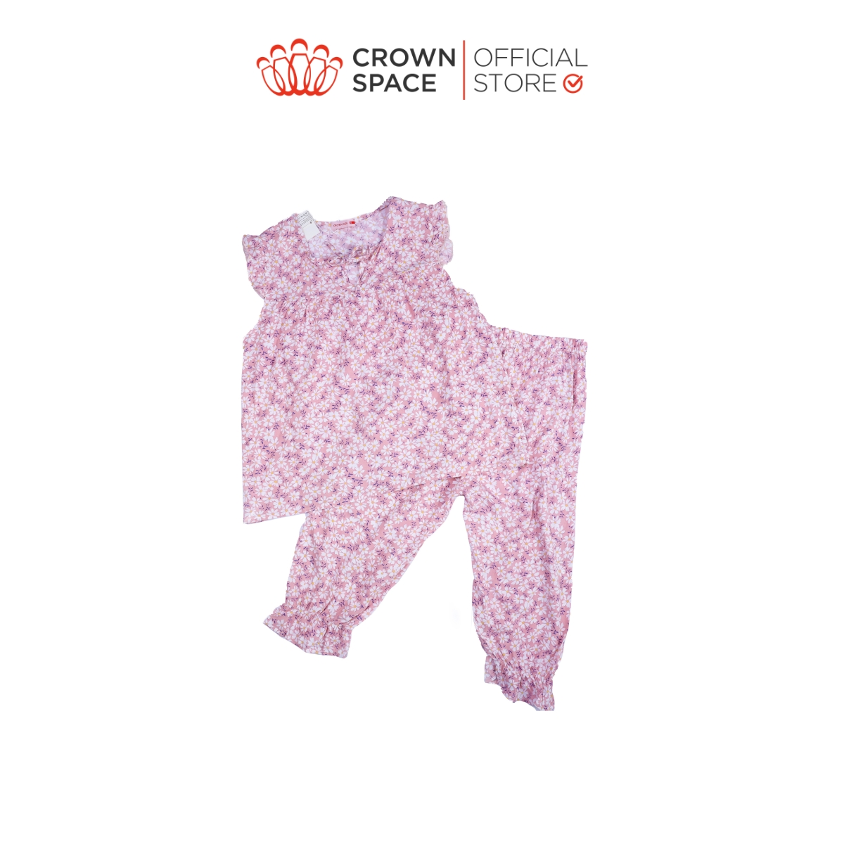 [🛒🇻🇳]Bộ Mặc Nhà Dành Cho Bé Gái Hình Hoa Cúc Hồng Chính Hãng Crown Kids CKGS2911207 Size 14 – 28Kg – Crown Kids , SKU – CKGS2911207.P.6 – crownspace.vn 🇻🇳🛒Top1Shop🛒 🇻🇳Top1Vietnam🇻🇳 🛍🛒🇻🇳