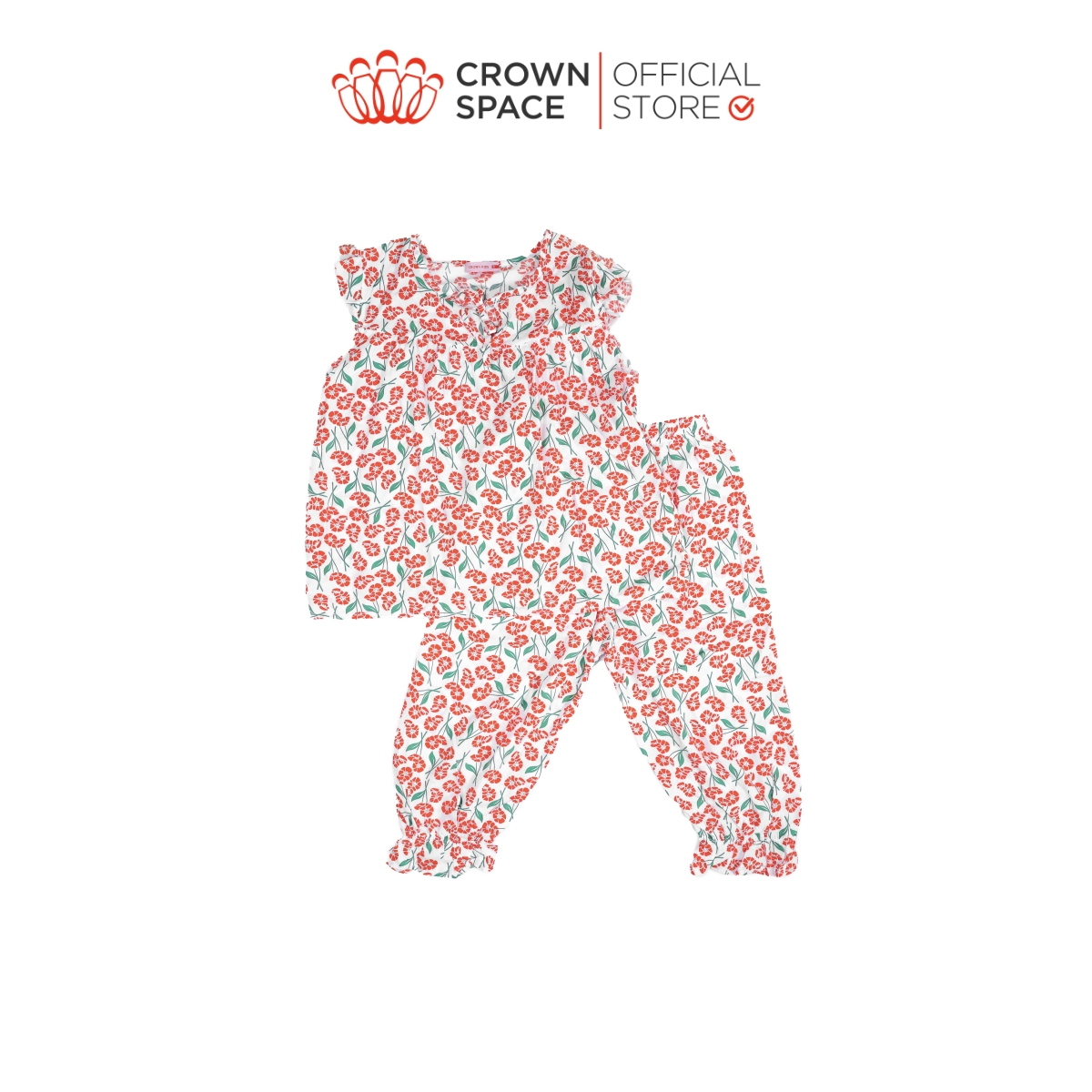 [🛒🇻🇳]Bộ Mặc Nhà Dành Cho Bé Gái Crown Kids CKGS2911205 Size 14 – 28Kg – Crown Kids , SKU – CKGS2911205.R.4 – crownspace.vn 🇻🇳🛒Top1Shop🛒 🇻🇳Top1Vietnam🇻🇳 🛍🛒🇻🇳