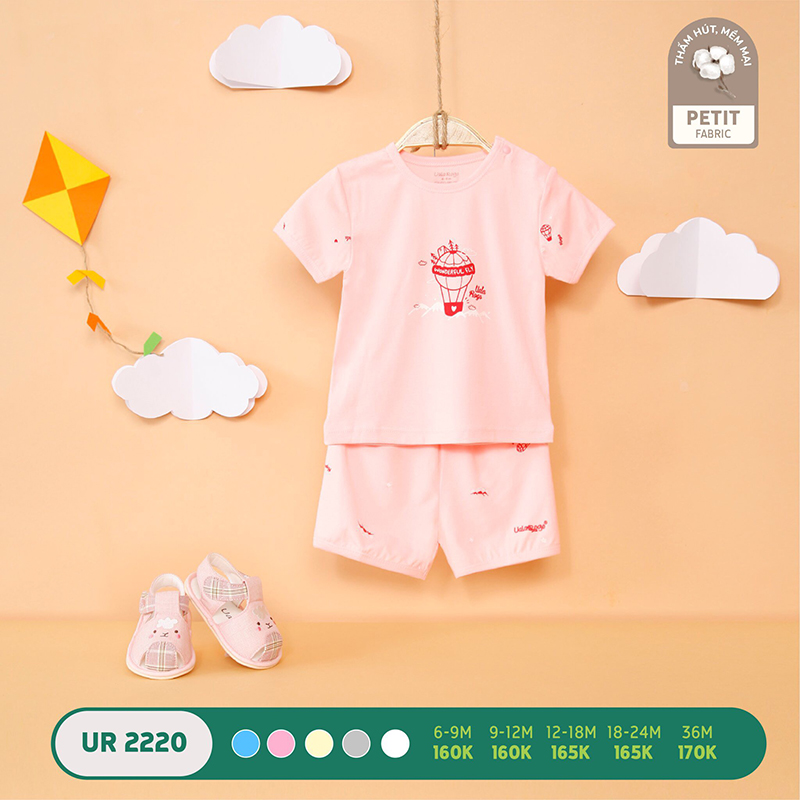 [🛒🇻🇳]UR2220.3 – Bộ quần áo Uala Rogo cộc tay cài vai vải petit – Màu hồng – Uala Rogo , SKU – UR2220.3 – moby.com.vn 🇻🇳🛒Top1Shop🛒 🇻🇳Top1Vietnam🇻🇳 🛍🛒🇻🇳