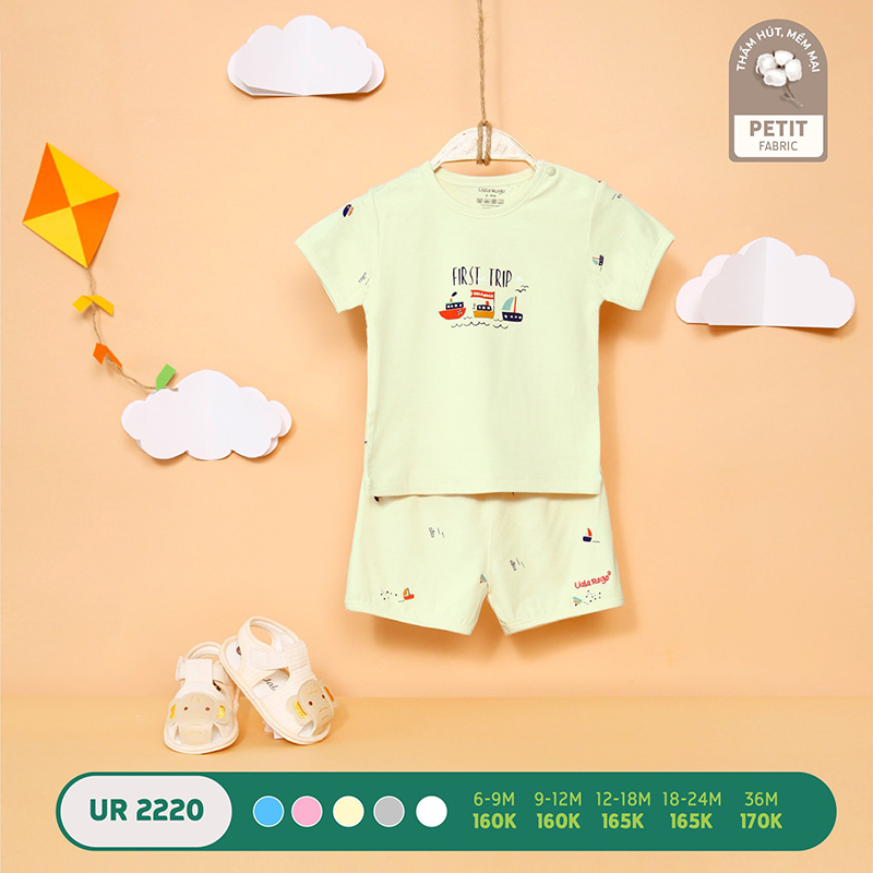 [🛒🇻🇳]UR2220.5 – Bộ quần áo Uala Rogo cộc tay cài vai vải petit – Màu kem – Uala Rogo , SKU – UR2220.5 – moby.com.vn 🇻🇳🛒Top1Shop🛒 🇻🇳Top1Vietnam🇻🇳 🛍🛒🇻🇳