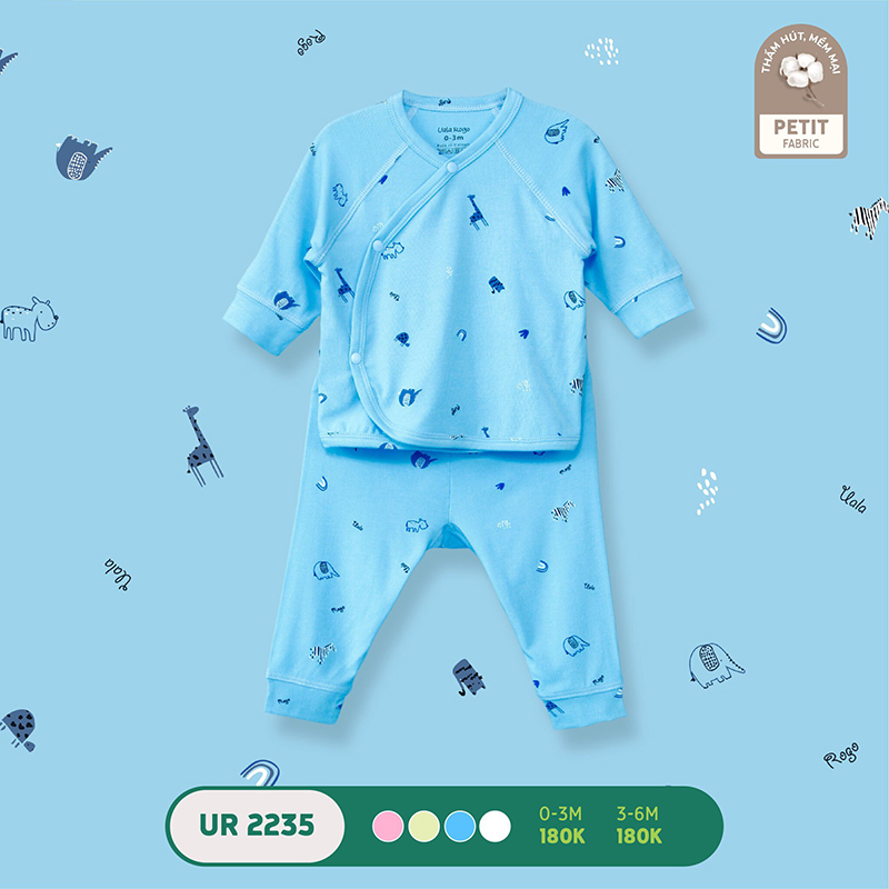 [🛒🇻🇳]UR2235.2 – Bộ quần áo Uala Rogo dài tay cài chéo vải petit – Màu xanh dương – Uala Rogo , SKU – UR2235.2 – moby.com.vn 🇻🇳🛒Top1Shop🛒 🇻🇳Top1Vietnam🇻🇳 🛍🛒🇻🇳