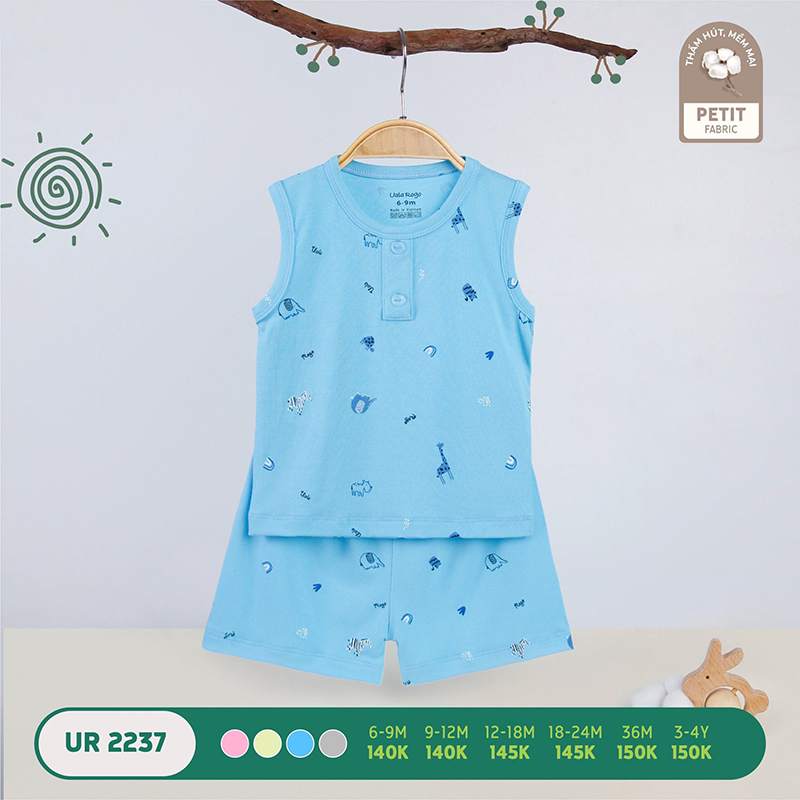 [🛒🇻🇳]UR2237.2 – Bộ quần áo ba lỗ Uala Rogo vải petit – Màu xanh – Uala Rogo , SKU – UR2237.2 – moby.com.vn 🇻🇳🛒Top1Shop🛒 🇻🇳Top1Vietnam🇻🇳 🛍🛒🇻🇳