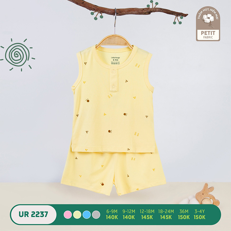 [🛒🇻🇳]UR2237.4 – Bộ quần áo ba lỗ Uala Rogo vải petit – Màu vàng – Uala Rogo , SKU – UR2237.4 – moby.com.vn 🇻🇳🛒Top1Shop🛒 🇻🇳Top1Vietnam🇻🇳 🛍🛒🇻🇳