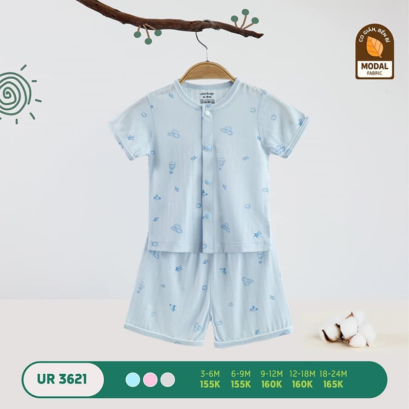 [🛒🇻🇳]UR3621.2 – Bộ quần áo Uala Rogo cộc tay cài giữa vải sợi sồi – Màu xanh – Uala Rogo , SKU – UR3621.2 – moby.com.vn 🇻🇳🛒Top1Shop🛒 🇻🇳Top1Vietnam🇻🇳 🛍🛒🇻🇳