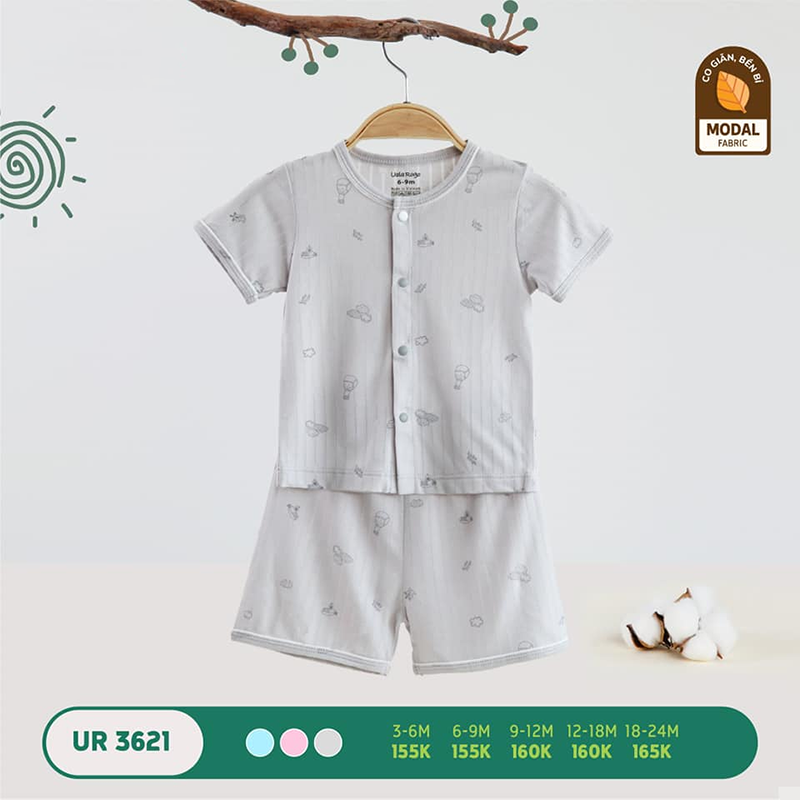 [🛒🇻🇳]UR3621.3 – Bộ quần áo Uala Rogo cộc tay cài giữa vải sợi sồi – Màu xám – Uala Rogo , SKU – UR3621.3 – moby.com.vn 🇻🇳🛒Top1Shop🛒 🇻🇳Top1Vietnam🇻🇳 🛍🛒🇻🇳