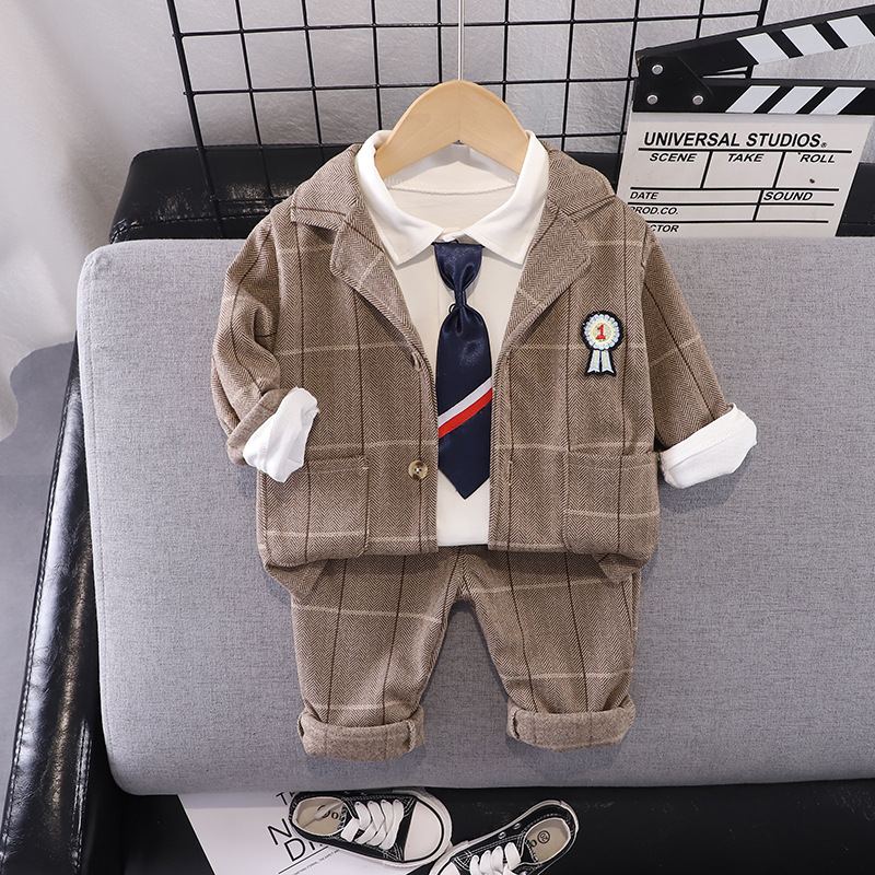 [🛒🇻🇳]V508 – Set Đồ Vest Cho Bé Trai Hàn Quốc Kèm Có Cà Vạt – Sọc Nâu – Tohoo , SKU – V508 – moby.com.vn 🇻🇳🛒Top1Shop🛒 🇻🇳Top1Vietnam🇻🇳 🛍🛒🇻🇳