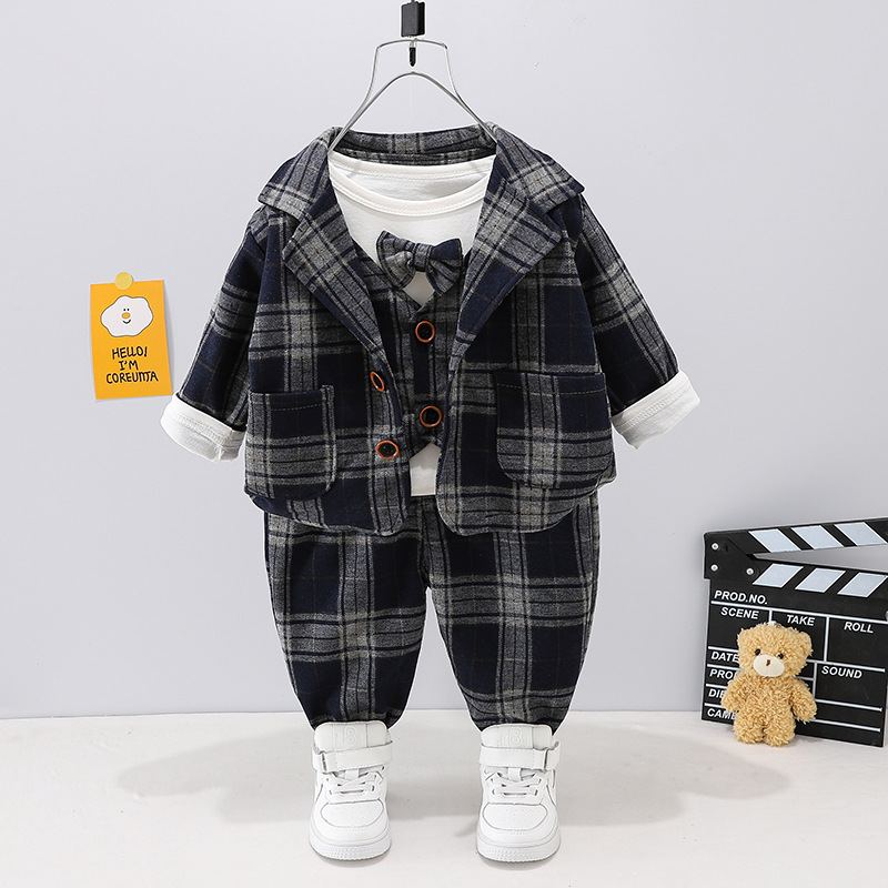 [🛒🇻🇳]V511 – Set Đồ Vest Cho Bé Trai Hàn Quốc Thanh Lịch – Caro Đen Xanh – Tohoo , SKU – V511 – moby.com.vn 🇻🇳🛒Top1Shop🛒 🇻🇳Top1Vietnam🇻🇳 🛍🛒🇻🇳