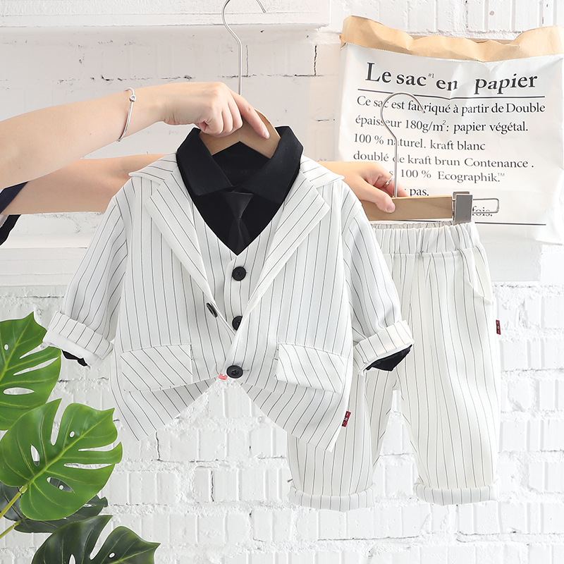 [🛒🇻🇳]V522 – Set Đồ Vest Kẻ Sọc Trắng Cho Bé Trai Hàn Quốc Có Kèm Cà Vạt – Tohoo , SKU – V522 – moby.com.vn 🇻🇳🛒Top1Shop🛒 🇻🇳Top1Vietnam🇻🇳 🛍🛒🇻🇳