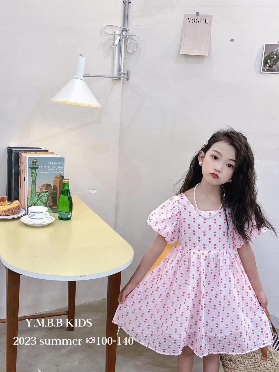 [🛒🇻🇳]Váy cổ vuông tay bồng bé gái 2T-10T -V525 – , SKU – 11886 – mekids.vn 🇻🇳🛒Top1Shop🛒 🇻🇳Top1Vietnam🇻🇳 🛍🛒🇻🇳