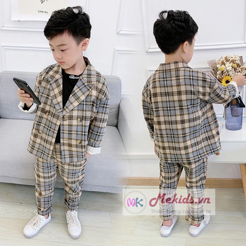 [🛒🇻🇳]Set vest kẻ caro 4 cúc phong cách hàn quốc cho bé trai 90-110 – , SKU – 8695 – mekids.vn 🇻🇳🛒Top1Shop🛒 🇻🇳Top1Vietnam🇻🇳 🛍🛒🇻🇳