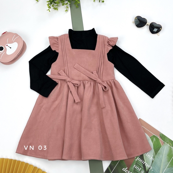 [🛒🇻🇳]Set yếm Bé gái kèm áo cổ 3 phân size 2/10T – facebook , SKU – PVN24334 – litibaby.com 🇻🇳🛒Top1Shop🛒 🇻🇳Top1Vietnam🇻🇳 🛍🛒🇻🇳