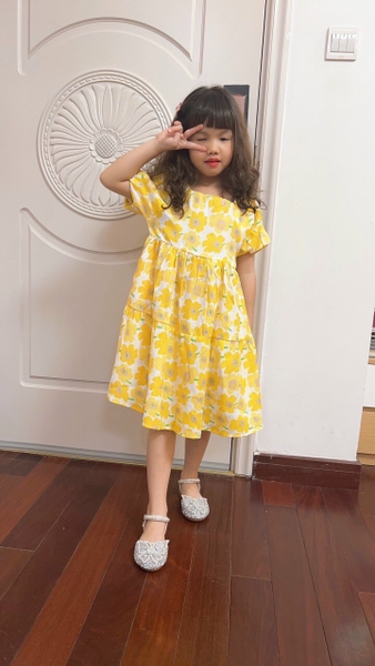 [🛒🇻🇳]Váy đũi hoa tay bồng cổ vuông 3/8 – facebook , SKU – PVN26009 – litibaby.com 🇻🇳🛒Top1Shop🛒 🇻🇳Top1Vietnam🇻🇳 🛍🛒🇻🇳