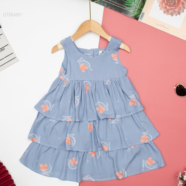 [🛒🇻🇳]Váy lanh Bé gái 3 tầng 2/10T – facebook , SKU – PVN26563 – litibaby.com 🇻🇳🛒Top1Shop🛒 🇻🇳Top1Vietnam🇻🇳 🛍🛒🇻🇳