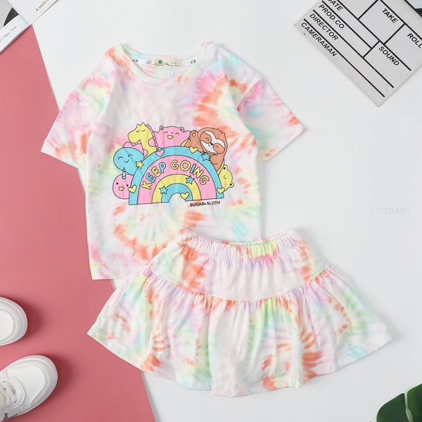 [🛒🇻🇳]Bộ Bé gái kèm chân váy vải loang 3/10T – facebook , SKU – PVN26925 – litibaby.com 🇻🇳🛒Top1Shop🛒 🇻🇳Top1Vietnam🇻🇳 🛍🛒🇻🇳