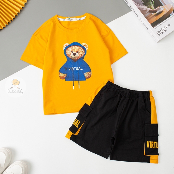 [🛒🇻🇳]Bộ Bé trai ngắn tay in gấu 2/8T – facebook , SKU – PVN27986 – litibaby.com 🇻🇳🛒Top1Shop🛒 🇻🇳Top1Vietnam🇻🇳 🛍🛒🇻🇳