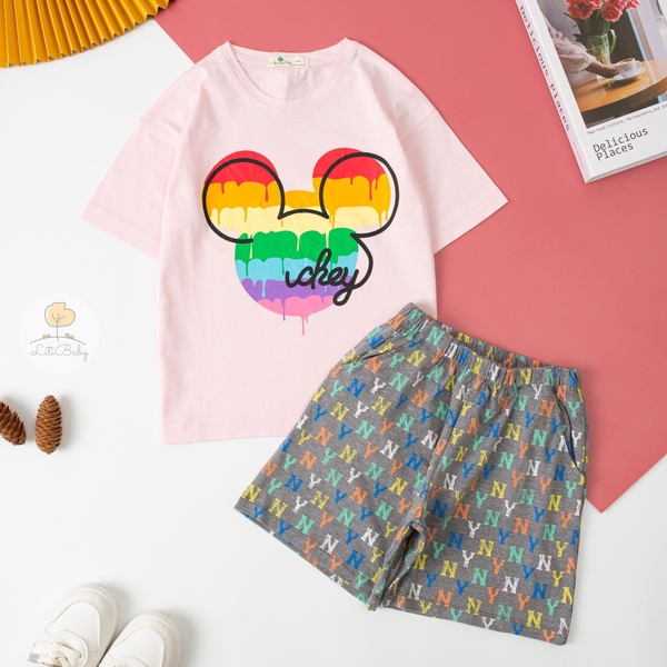 [🛒🇻🇳]Bộ Bé gái ngắn tay quần NY 8/16 – facebook , SKU – PVN28032 – litibaby.com 🇻🇳🛒Top1Shop🛒 🇻🇳Top1Vietnam🇻🇳 🛍🛒🇻🇳