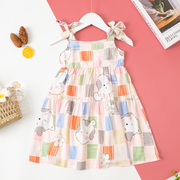 [🛒🇻🇳]Váy lanh có nơ 2//8 ( lô 2) – facebook , SKU – PVN28207 – litibaby.com 🇻🇳🛒Top1Shop🛒 🇻🇳Top1Vietnam🇻🇳 🛍🛒🇻🇳