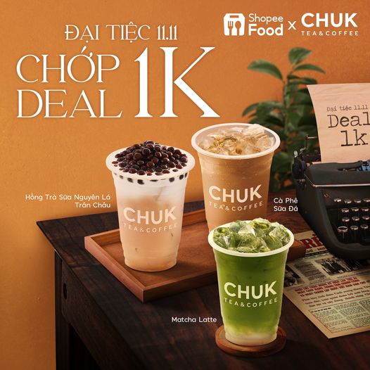 |𝐂𝐇𝐔𝐊 𝐱 𝐒𝐇𝐎𝐏𝐄𝐄𝐅𝐎𝐎𝐃| ĐẠI TIỆC 11.11 - NHANH TAY CHỚP DEAL 1K UỐNG THẢ GA
---
Nhập tiệc tại đây:
Thời gian áp dụng: Duy nhất 11/
