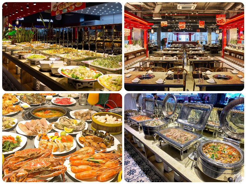 Nhà hàng buffet hải sản ở Hà Nội. Nhà hàng buffet Cửu Vân Long