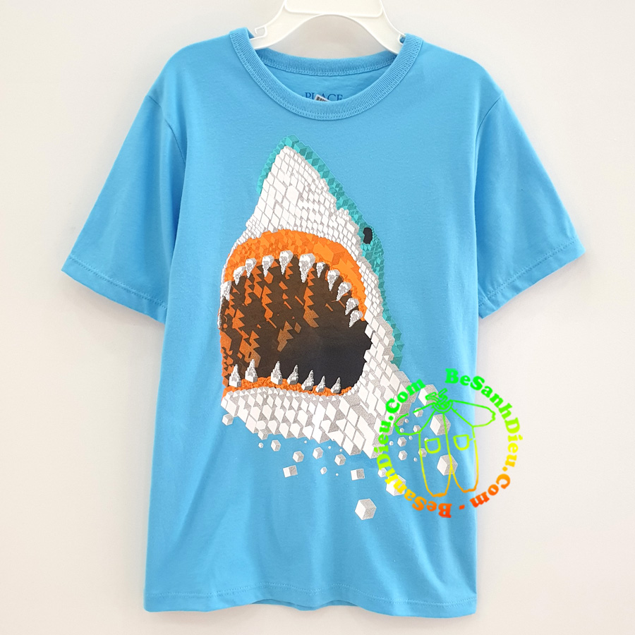 [🛒🇻🇳][28kg-35kg] Áo thun bé trai vải thun cotton hàng VN xuất xịn cho bé màu xanh cá mập – The Childrens Place , SKU – AN501-33 – besanhdieu.com 🇻🇳🛒Top1Shop🛒 🇻🇳Top1Vietnam🇻🇳 🛍🛒🇻🇳