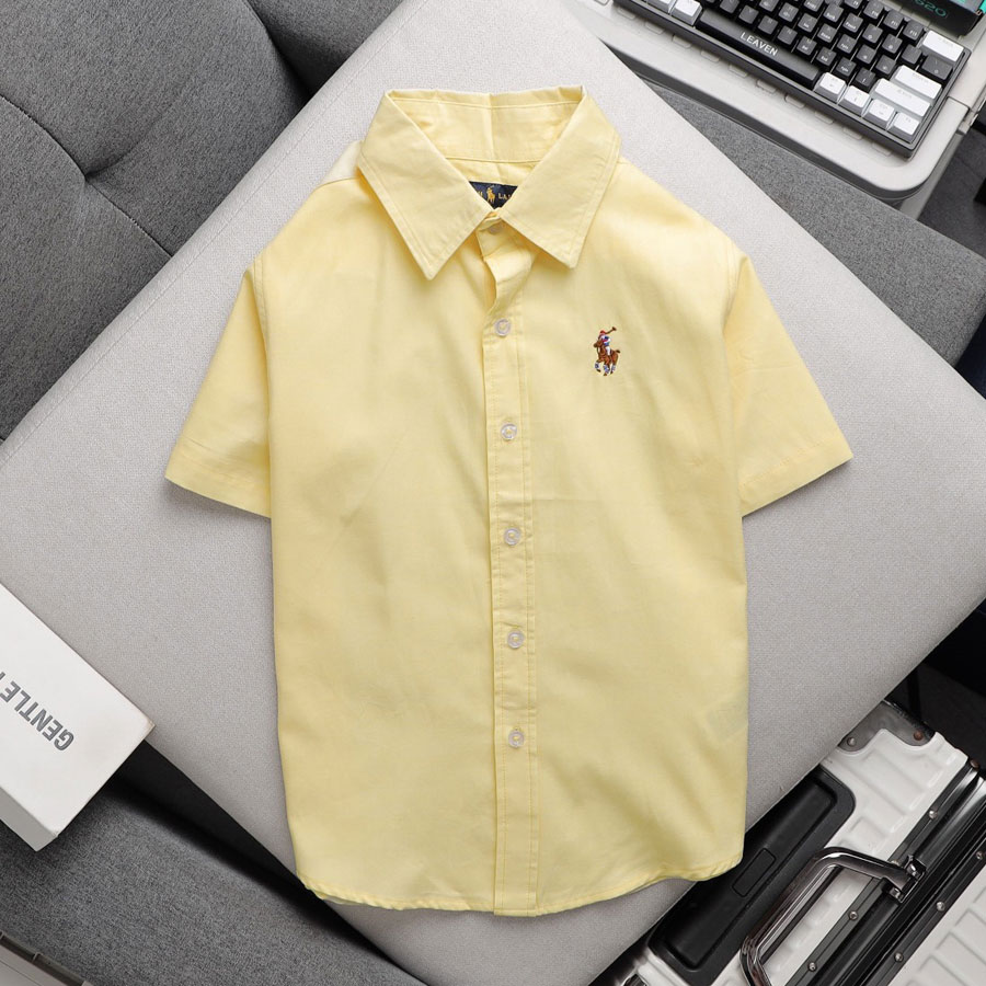 [🛒🇻🇳][13kg-50kg] Sơ mi tay ngắn đẹp xuất sắc cho bé hàng may lên từ vải xuất dư màu vàng – Ralph Lauren , SKU – SM133-1 – besanhdieu.com 🇻🇳🛒Top1Shop🛒 🇻🇳Top1Vietnam🇻🇳 🛍🛒🇻🇳