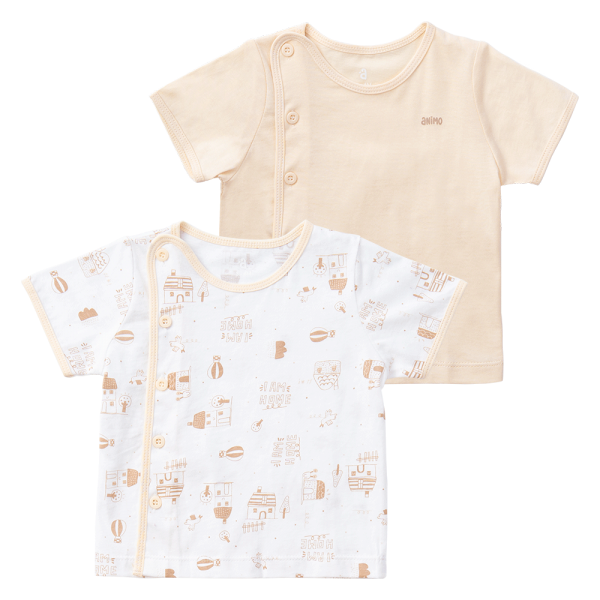 [🛒🇻🇳]Cặp Áo SS cài giữa tay dài Animo KV223019 (0-3M,Xanh họa tiết-Trắng) – Animo , SKU – 3525000000114 – concung.com 🇻🇳🛒Top1Shop🛒 🇻🇳Top1Vietnam🇻🇳 🛍🛒🇻🇳