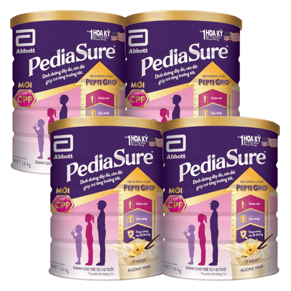 [🛒🇻🇳]Combo 4 Thực phẩm dinh dưỡng y học cho trẻ 1-10 tuổi: Pediasure vani 1.6kg – PediaSure , SKU – 2513000000001 – concung.com 🇻🇳🛒Top1Shop🛒 🇻🇳Top1Vietnam🇻🇳 🛍🛒🇻🇳