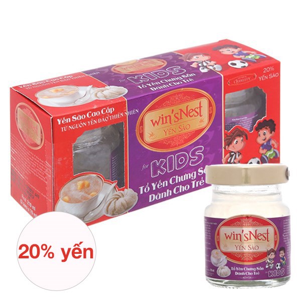 [🛒🇻🇳]Hộp 3 hũ nước yến sào Win’sNest Kids 70 ml (từ 1 tuổi) – Win’sNest , SKU – 267743 – avakids.com 🇻🇳🛒Top1Shop🛒 🇻🇳Top1Vietnam🇻🇳 🛍🛒🇻🇳