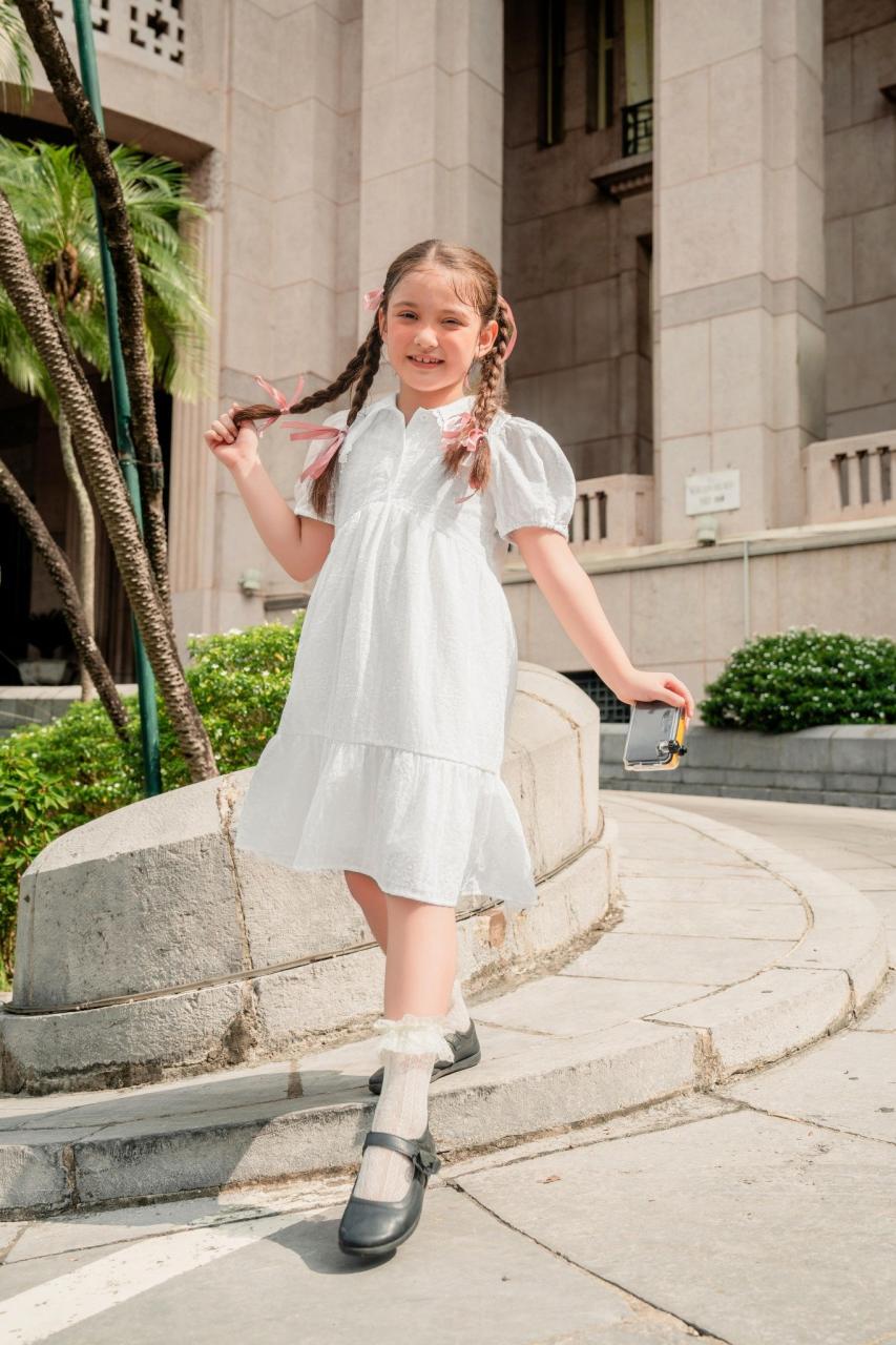 [🛒🇻🇳]Đầm váy thô cổ sen ngắn tay bé gái Rabity x ELLE Kids – designed in Paris 83039 – RabityxElle Xuân Hè , SKU – 8303900000401 – rabity.vn 🇻🇳🛒Top1Shop🛒 🇻🇳Top1Vietnam🇻🇳 🛍🛒🇻🇳