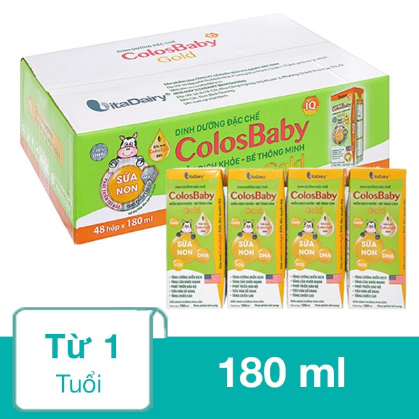 [🛒🇻🇳]Thùng 48 hộp sữa pha sẵn ColosBaby Gold 180 ml (từ 1 tuổi) – ColosBaby , SKU – 303336 – avakids.com 🇻🇳🛒Top1Shop🛒 🇻🇳Top1Vietnam🇻🇳 🛍🛒🇻🇳