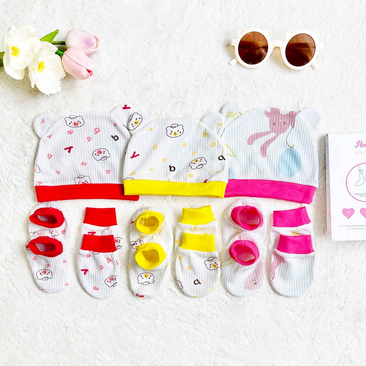 [🛒🇻🇳][ 01 Set ] Mũ, Vớ, Bao tay sơ sinh cho bé từ 0-6 tháng Hinata CB01 – Hinata , SKU – – hinata-vn.com 🇻🇳🛒Top1Shop🛒 🇻🇳Top1Vietnam🇻🇳 🛍🛒🇻🇳