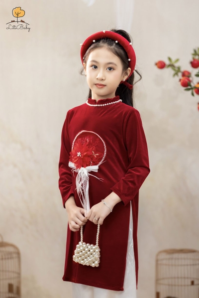 [🛒🇻🇳]Áo dài nhung Bé gái size 2/12 tuổi – facebook , SKU – PVN34656 – litibaby.com 🇻🇳🛒Top1Shop🛒 🇻🇳Top1Vietnam🇻🇳 🛍🛒🇻🇳