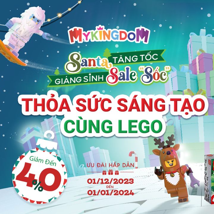 [🧸️🇻🇳] Mykingdom – Đồ Chơi Chính Hãng – An Toàn Cho Bé – Giá Tốt Cho Mẹ 🛴Top1Toys 🧸️ – [XMAS 2023] 🧩 THỎA SỨC SÁNG TẠO CÙNG LEGO 🧩👉👉 Hãy cùng LEGO sáng tạo  …