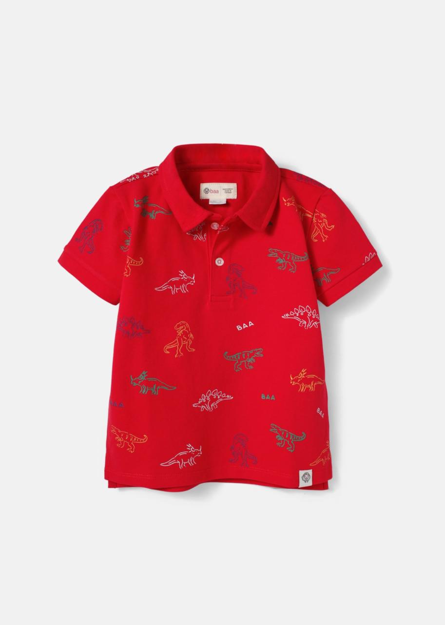 [🛒🇻🇳]Áo Polo Bé Trai Đỏ Hoạ Tiết Khủng Long – , SKU – – baababy.com.vn 🇻🇳🛒Top1Shop🛒 🇻🇳Top1Vietnam🇻🇳 🛍🛒🇻🇳