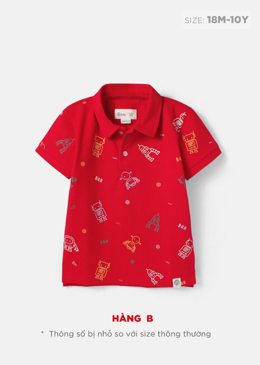 [🛒🇻🇳]Áo Polo Bé Trai Đỏ Hoạ Tiết Robot – , SKU – – baababy.com.vn 🇻🇳🛒Top1Shop🛒 🇻🇳Top1Vietnam🇻🇳 🛍🛒🇻🇳