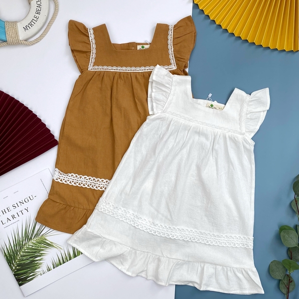 [🛒🇻🇳]Váy thô phối ren cổ vuông tay cánh tiên 3/10 – facebook , SKU – PVN17384 – litibaby.com 🇻🇳🛒Top1Shop🛒 🇻🇳Top1Vietnam🇻🇳 🛍🛒🇻🇳