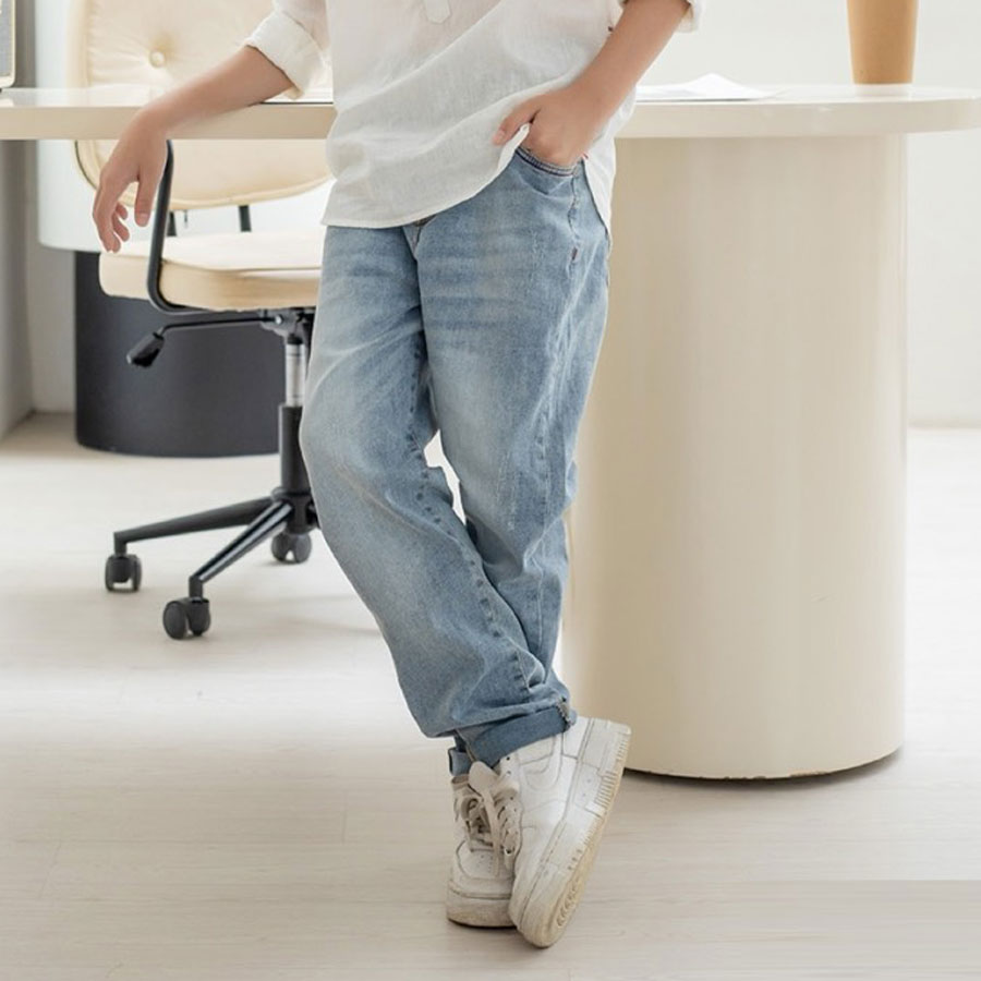 [🛒🇻🇳][21kg-35kg] Quần jean dài lưng thun vải co giãn mềm đẹp màu xanh bạc – , SKU – QD315-1 – besanhdieu.com 🇻🇳🛒Top1Shop🛒 🇻🇳Top1Vietnam🇻🇳 🛍🛒🇻🇳